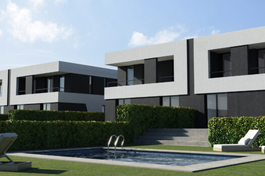 Se vende chalet pareado de obra nueva en Miño