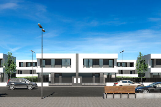 Se vende chalet pareado de obra nueva en Miño
